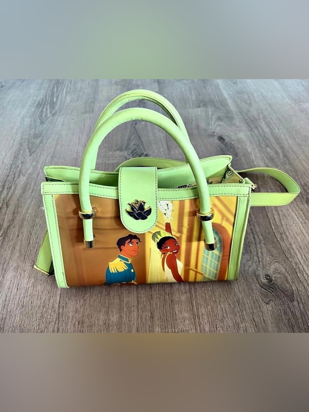 Loungefly Disney The Princess and the Frog Princess and the Frog Handbag Green